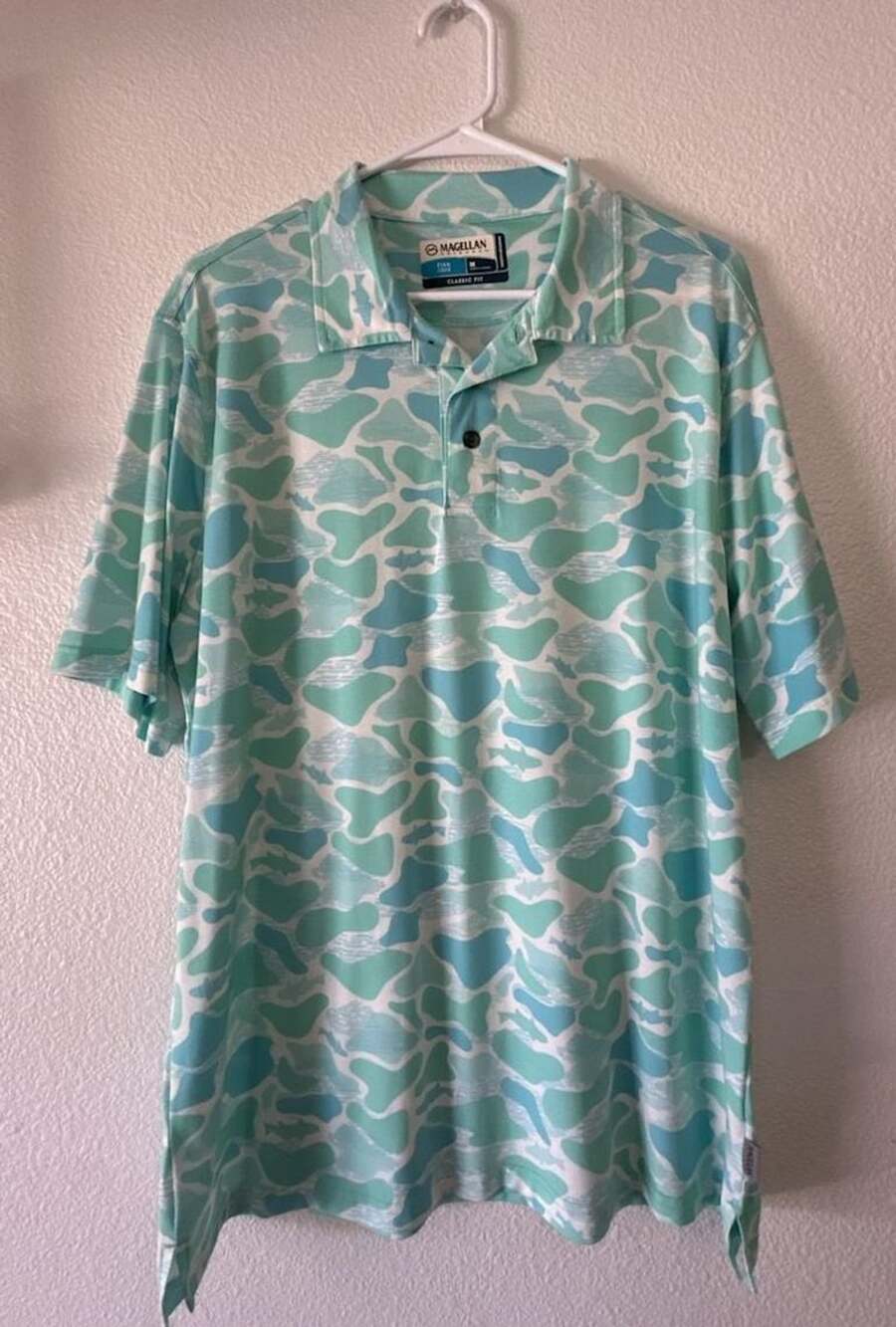 Magellan Outdoors Men's Shore & Line Fish Gear Classic Fit Polo Shirt Medium